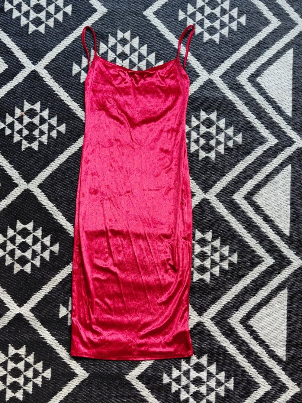 Reformation Merel Velvet Slip Midi Dress